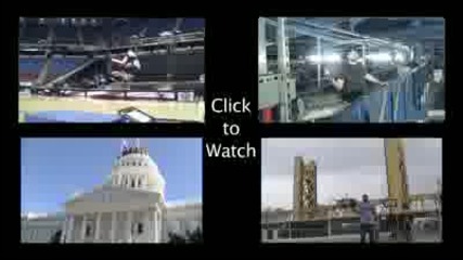 Dude Perfect - puskane na topka ot hotel 