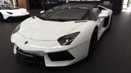 Lamborghini Aventador - интериор и екстериор