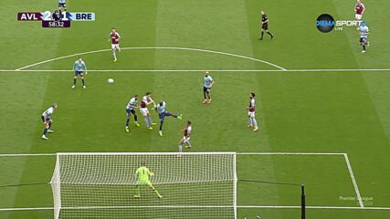 Brentford with a Goal vs. Aston Villa