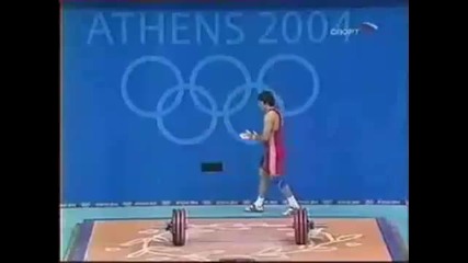 Taner Sagir 172.5kg Snatch (2004 Olympic Champion) [www.keepvid.com]
