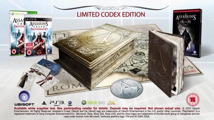 Assassins Creed Brotherhood - Codex Edition Unboxing 