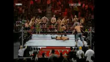 John Cena & Randy Orton vs. 17 Men - Raw 17.03.08