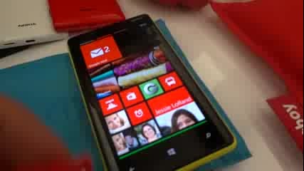 Дисплеят на Nokia Lumia 820