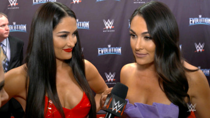 The Bellas, Trish Stratus and more walk the red carpet for WWE Evolution
