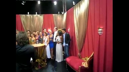 Enrique with cast of Dancing with the Stars in Holland 