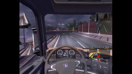 Геймплей на Euro Truck Simulator 2