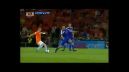 Евро 2008: Холандия - Франция - 4:1 Гол На Снайдер