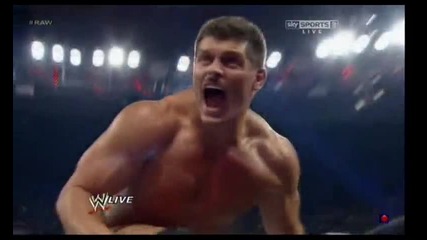 Cody Rhodes срещу Fandango Wwe Първична сила 22.7.2013г