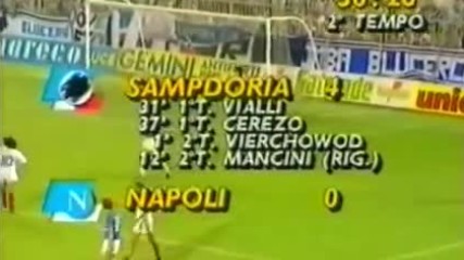 Uc Sampdoria vs Ssc Napoli 1988 1989