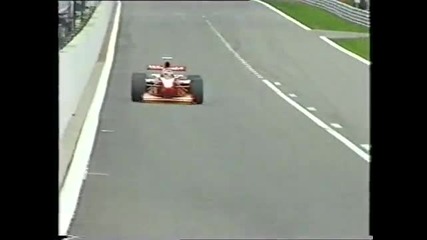 Villenueve Bar F1 Crashes Eu Rouge, Spa (1999)