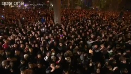 London Fireworks on New Years Day 2011 - New Year Live - Bbc One 