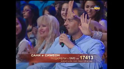 Dancing Stars - Александра Жекова и Симеон Тимов елиминации (24.04.2014г.)