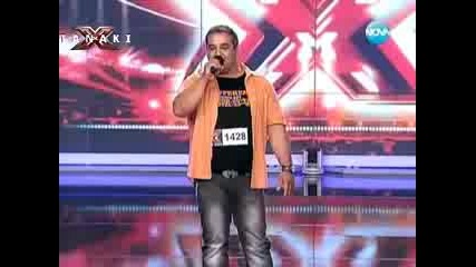Радо шишарката в X - Factor България 16.09.11