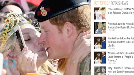 Prince Harry Gets Kisses and Proposal in Australia