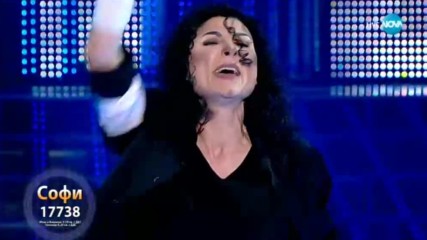 Софи Маринова като Michael Jackson - "Give In To Me" | Като две капки вода