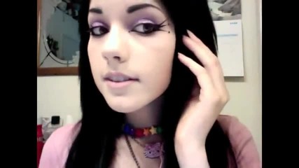Purple Peacock Makeup 3