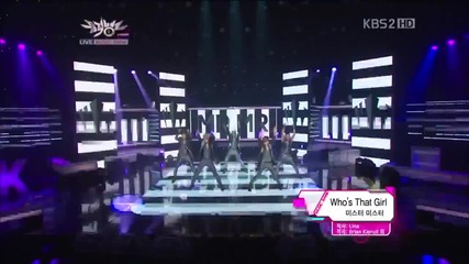 (hd) Mr. Mr. - Who's That Girl ~ Music Bank (12.10.2012)
