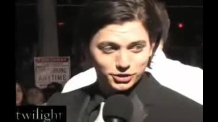 Jackson Rathbone briefly talks about his tattoo