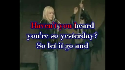 Karaoke - Hilary Duff - So Yesterday el