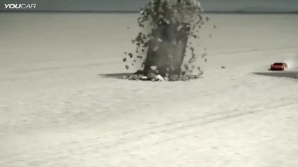 Lamborghini Aventador Driving in the Desert