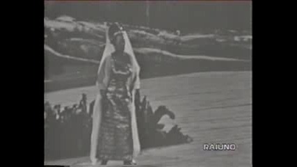 Leyla Gencer - Verdi: Aida - O patria mia - Arena di Verona, 1963 