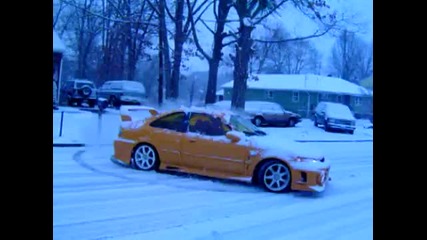 Honda Civic na Snow 180 