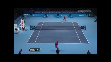 Hd Federer vs Nadal лондон Final 2010 Part 1 