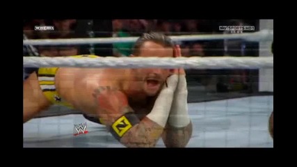 Cm Punk прави тръшване за лека нощ на Randy Orton