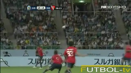 Приятелски мач. Iwata - Independiente. Акценти от срещата.