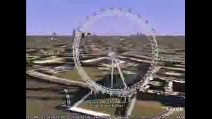 London Eye In Google Earth