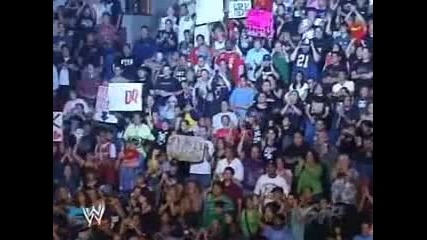 Wwe Raw 2005 John Cena Hulk Hogan And Shawn Michaels Vs Chris Jericho Tyson Tomko And Christian 1