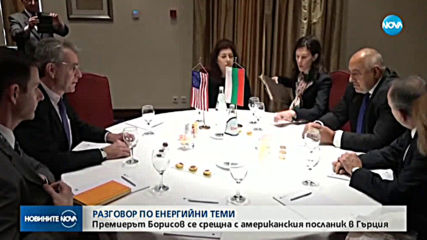 Борисов обсъди диверсификацията с посланика на САЩ в Гърция