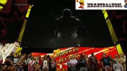 Hulk Hogan Birthday Surprise On Raw