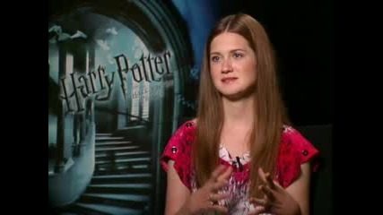 Bonnie Wright - интервю Harry Potter And The Half Blood Prince част 1