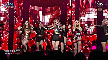 Purfles - Bad Girl, Sbs Inkigayo E842 (061215)