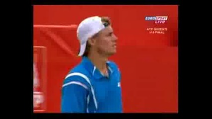 ATP Queens 2008 - 1/4 Финал Хюит vs Джокович