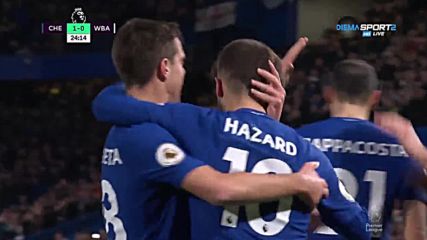 Челси - Уест Бромич 1:0 /първо полувреме/