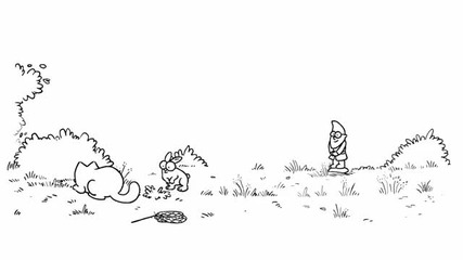 Simon's cat in Hop It
