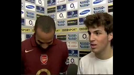 Henry and Fabregas legendary Interview