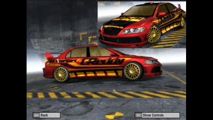 Need For Speed Pro Street tuning by Dzonizz