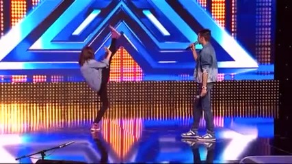 Деян Митровски и Ивет Стоилова - X Factor Bulgaria 10.09.2014