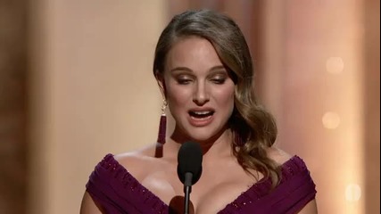 !!! Natalie Portman печели оскар за най - добра актриса !!! [hd]