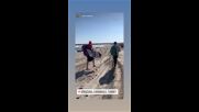 Валери и Георги от "Игри на волята" закъсаха с колата в Турция