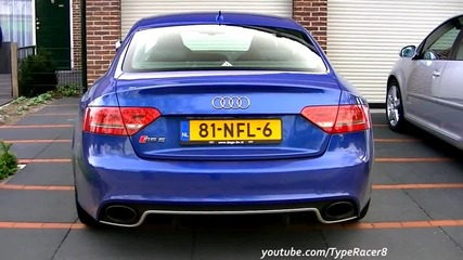 Audi Rs5 (valves deleted) Cold Start & Revving!