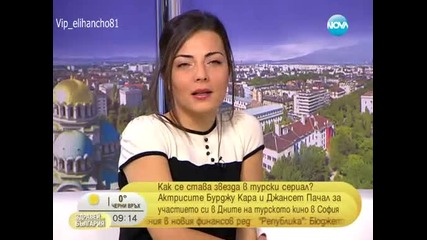 Актрисите от Сълзи над Босфора за участието си в Дните на турското кино в София