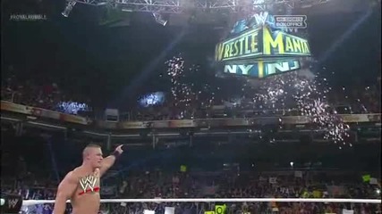 Джон Сина печели Royal Rumble 2013!