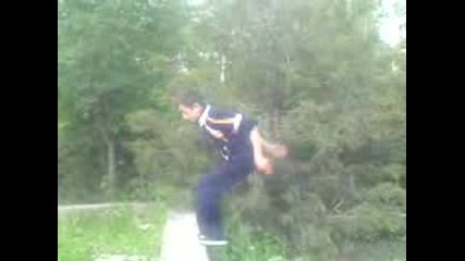 freerun zadnjo salto