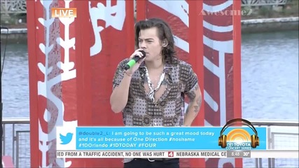 One Direction - What Makes You Beautiful - Today Show City Walk