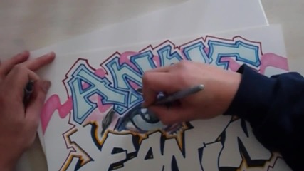 Fast Graffiti Drawing