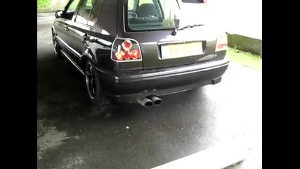 3 Vr6 Exhaust Sounds and Flames